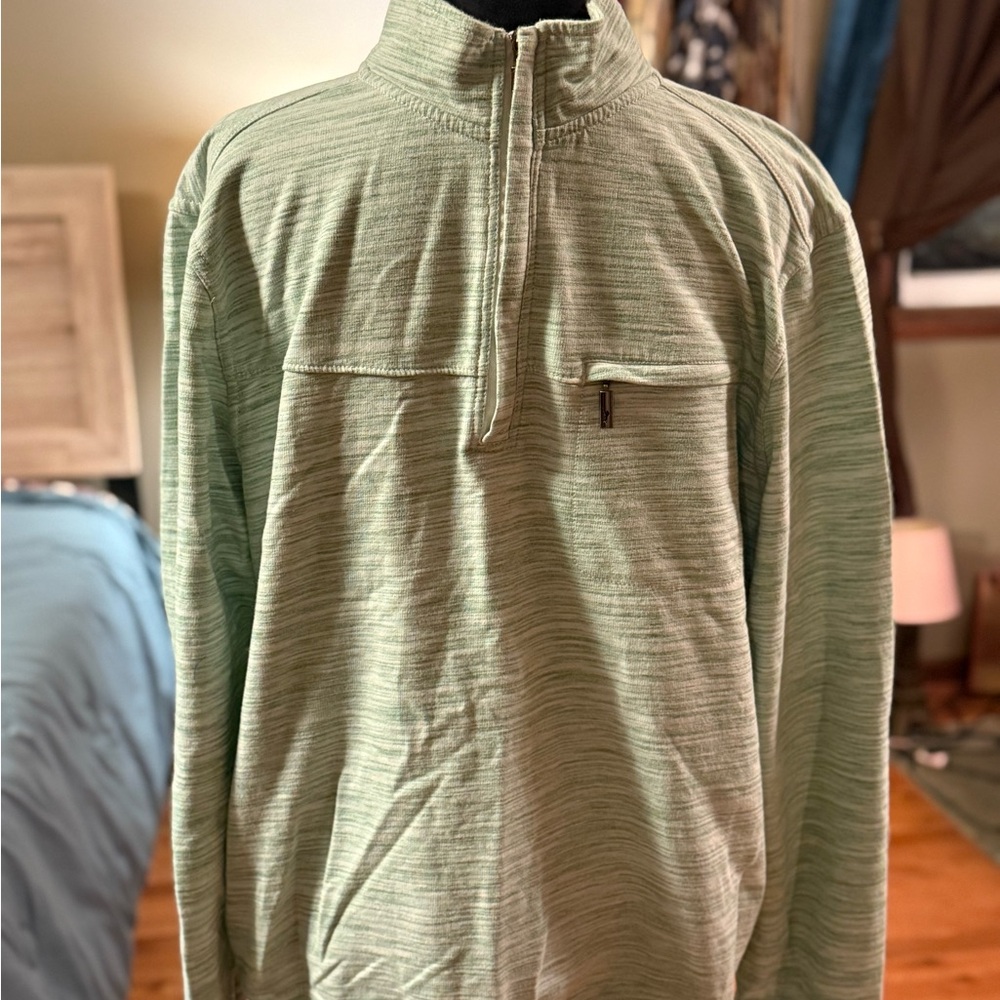 Tommy Bahama Sage Zip-Up Sweater